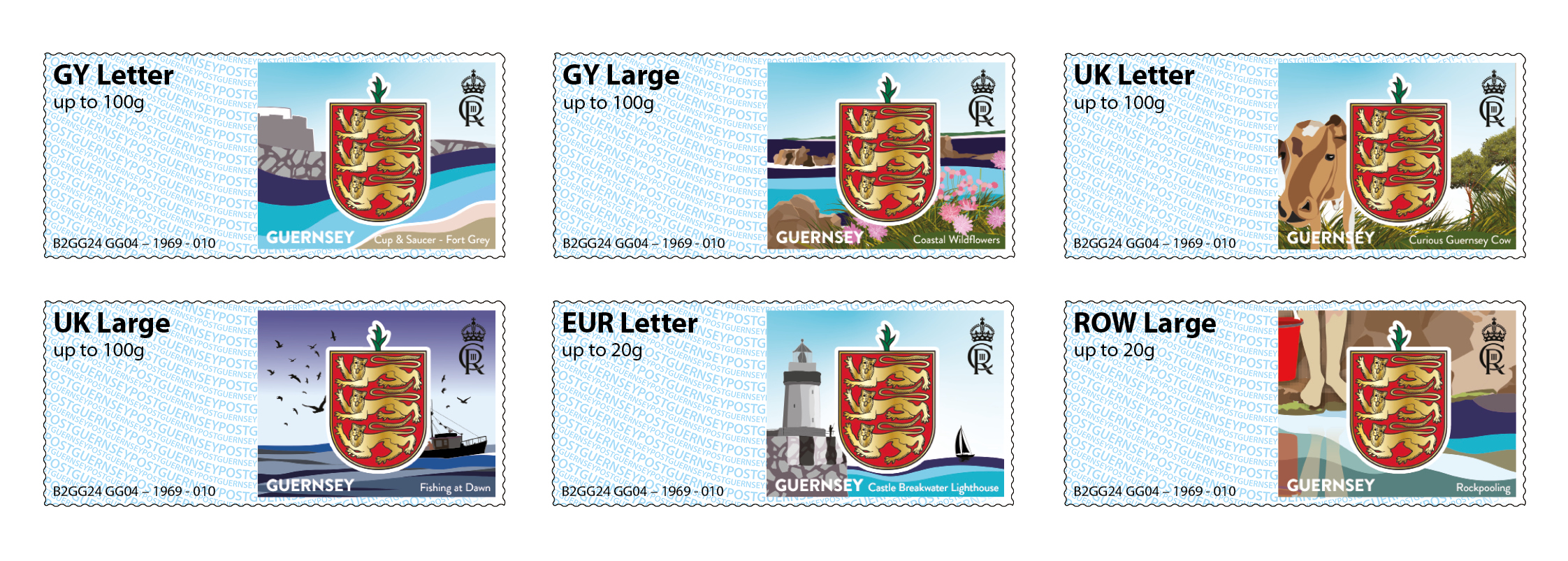Guernsey Post unveils latest Post and Go Stamp designs